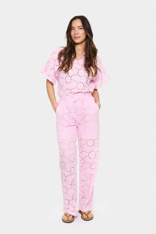 Saint Tropez, Dames, Broeken, Roze, Maat: M