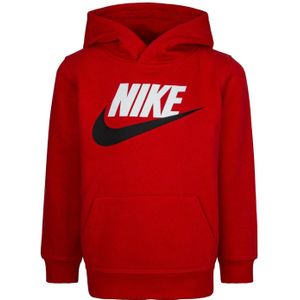 Nike Kinder/Kids Club HBR pull over Hoodie (Rood/zwart)