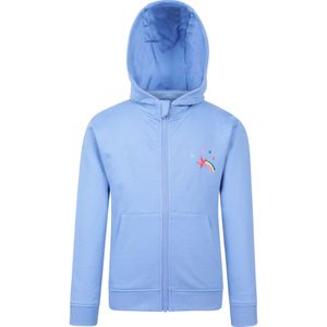 Mountain Warehouse Geborduurde Full Zip Hoodie Kinderen/Kinderen (Blauw)