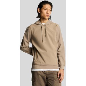 Lyle & Scott Softshell Hybrid Pullover Hoodie - Bruin