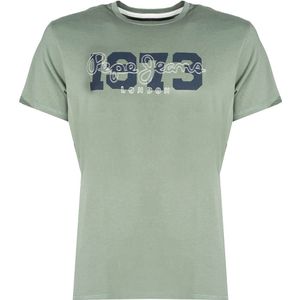 Pepe Jeans - Andres - T-shirt - Groen - Katoen