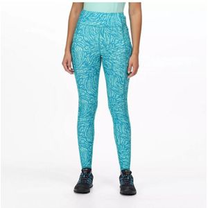 Regatta Dames/dames Holeen II Legging Met Dierenprint (Emailleblauw) - Maat 36