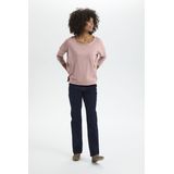 Saint Tropez, Dames, Truien, Roze, Maat: L Viscose,