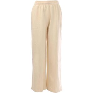 Lacoste Dames/Dames Badge Broekje Met Wijde Pijpen (Wit)