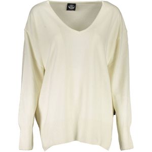 V-hals Gebreide Trui Casual Stijl