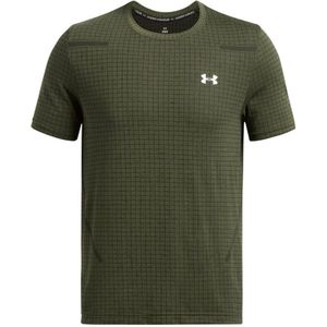 Under Armour Heren Vanish Raster Naadloos T-Shirt (Groen)