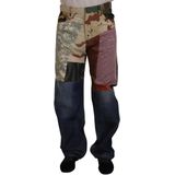 Dolce & Gabbana - Multicolor Patchwork Denim Jeans - Heren