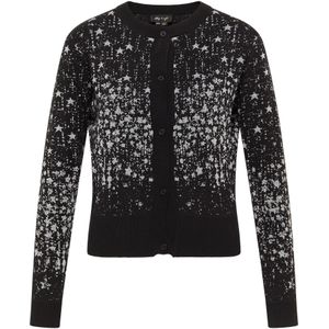 Mymo Vest Nolie Dames zwart zilver