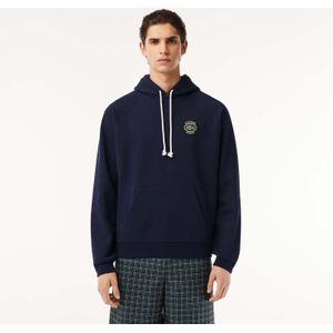 Lacoste - Heritage Badge - Fleece Hoodie - Navy