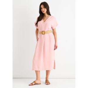 Blush Air Flow oversized jurk met ceintuur