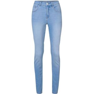 Miss Etam High Waist Slim Fit Jeans Jackie Lengte 28 Inch  Light Blue - Maat 40/28
