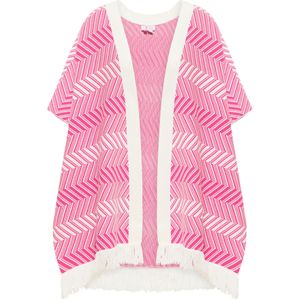 IZIA gebreide poncho mahisha