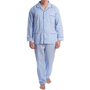 Katoenen popeline herenpyjama KLP5