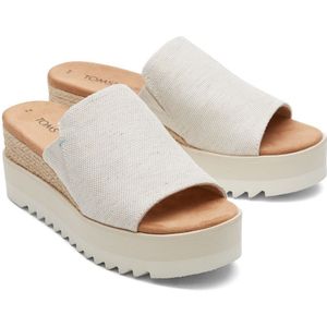 TOMS Diana Mule Nylon Dames Wedges Naturel