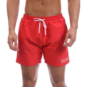 Heren Boss Starfish Zwemshort in Rood