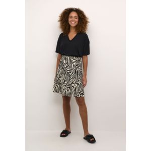 Rok Regular fit Black/Off White Print black offwhite