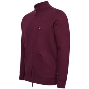 Cappuccino Italia Sweaters Fleece Zip Jack Rood - Maat L