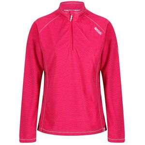 Regatta - Geweldige Outdoor Dames Montes Half Zip Fleece Top (Donkerroze) - Maat 46