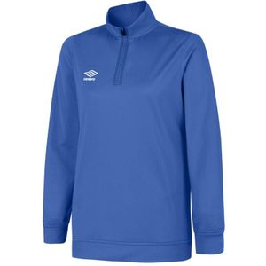 Umbro Dames/Dames Club Essential Sweatshirt Met Halve Rits (Koningsblauw) - Maat XL