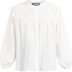Dreimaster Bloes met lange mouwen teylon Dames wolwit