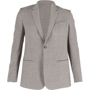 Maison Margiela Enkele-Knoop Jas in Grijs Wol