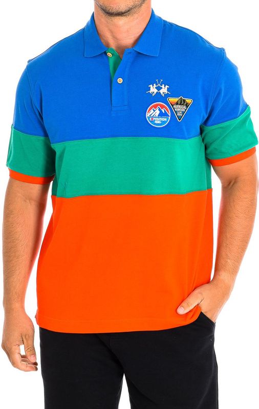La Martina - Poloshirt - Veelkleurig - 100% Katoen