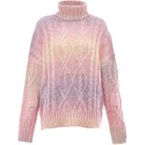 MYMO - Trui - Geel/Lila/Rosa - Schipperstruien