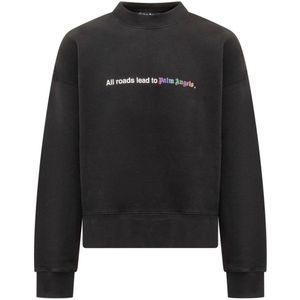 Palm Angels - Alle Wegen Leiden Naar Palm Angels - Sweatshirt - Zwart