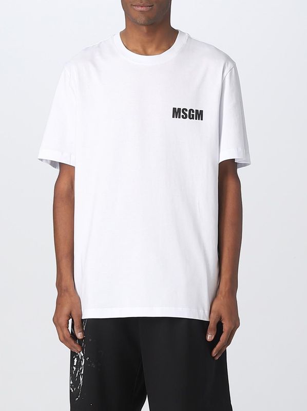 Msgm Logo Korte Mouw T-shirt
