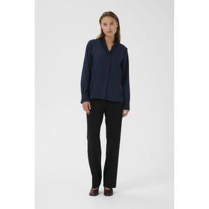 Overhemd met lang mouwen Classic fit Dark Navy