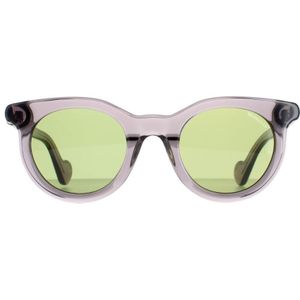 Moncler Ronde Dames Grijs Groente ML0013 | Sunglasses