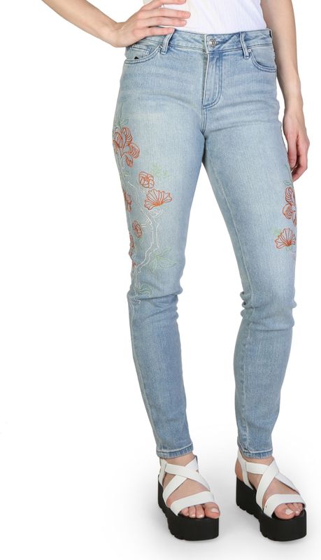 Armani Exchange - Skinny Jeans - Blauw - Katoen