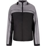 Mo - Jas - Zwart-Grijs - Heren - Met Capuchon - Volledige Ritssluiting