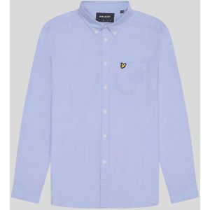 Lyle & Scott - Oxford Overhemd - Blauw - 100% Katoen - Regular Fit