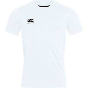 Canterbury Unisex T-shirt Club Dry voor volwassenen (Wit)