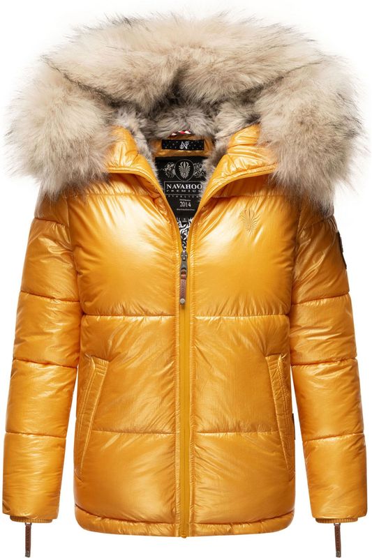 Navahoo - Tikunaa - Dames Winterjas - Metallic - Pufferjack