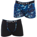 Replay - Veelkleurig - Boxershorts - Comfortabele Elastische Katoenen