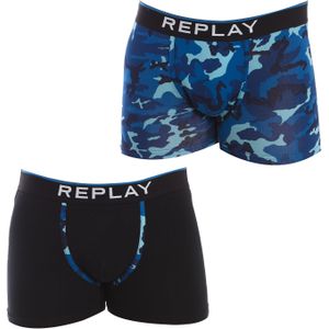 Replay - Veelkleurig - Boxershorts - Comfortabele Elastische Katoenen