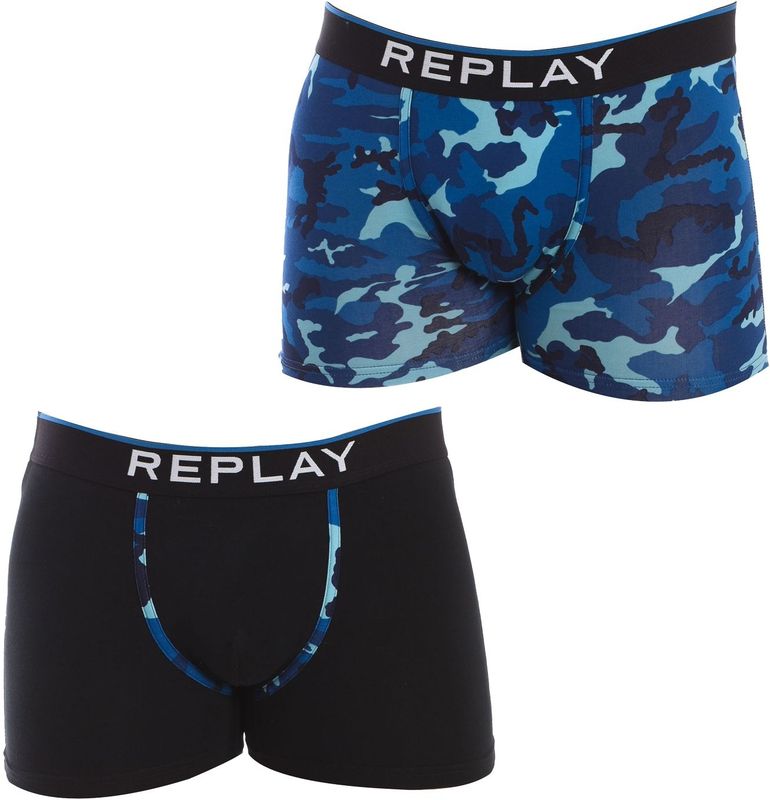 Replay - Veelkleurig - Boxershorts - Comfortabele Elastische Katoenen