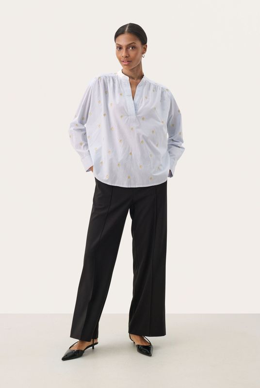 Part Two - NatalePW - Blouse - Pastelblauw - Oversized