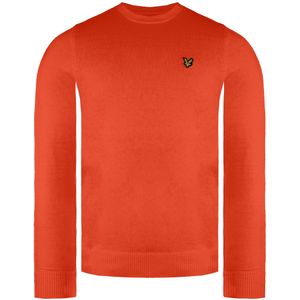 Lyle & Scott Merino Heren Oranje Trui