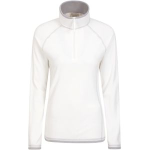 Mountain Warehouse - Montana - Fleece Top - Beige - Microfleece, Anti-Pilling, Lichtgewicht, Halve Rits