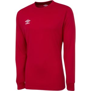 Umbro Jongensclub Jersey met lange mouwen (Vermiljoen)