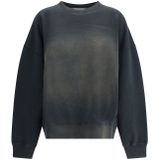 Golden Goose - Oversized Sweatshirt - Katoen - Vintage Washed - Geborduurd Monogram