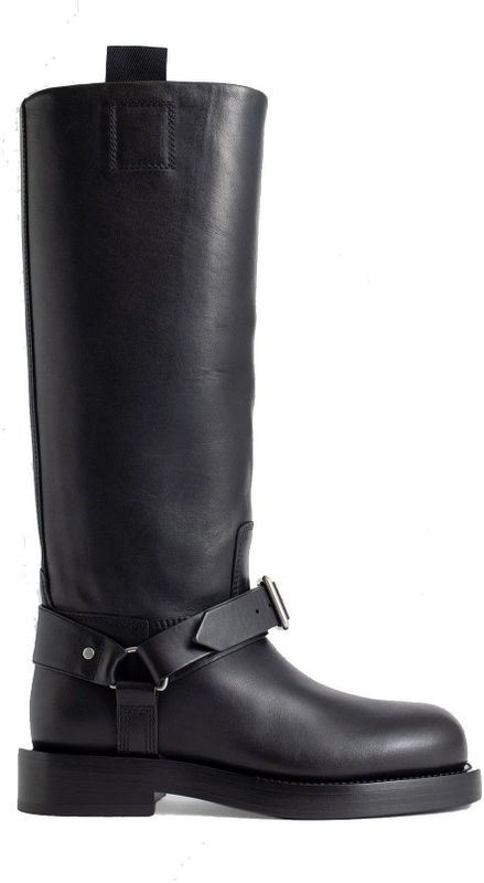 Burberry Sadlle - Knielaarzen - Zwart - Kalfsleer - Instapmodel