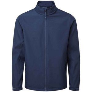 Premier Heren Recycled Wind Resistant Soft Shell Jacket (Marine) - Maat 2XL