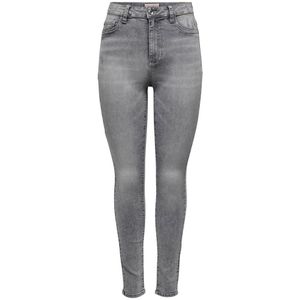 ONLY high waist skinny jeans ONLRAIN-WAUW grijs