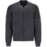 Hajo - Sweatjack - Heren - Casual Stijl - Ronde Hals - Geribde Boorden