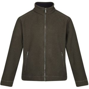 Regatta Heren Garrian II Full Zip Fleece Jacket (Donkere Khaki) - Maat S