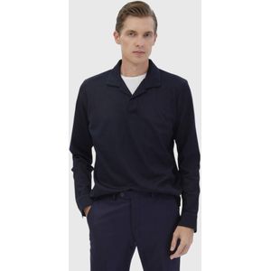 Pull Jacquard à Col Polo